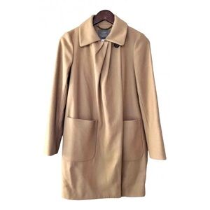 Vintage J.Crew Camel wool coat, size 4.